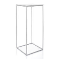 Коктейльный стол High cube белого цвета-1 Коктейльный стол High cube белого цвета