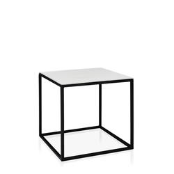 Журнальный стол Cube Сhess черного цвета с белой столешницей-1 Журнальный стол Cube Сhess черного цвета с белой столешницей
