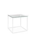 Аренда журнального стола Cube Glass белого цвета 3-2
