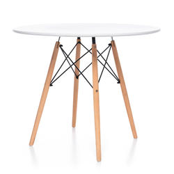 Стол Eames Ø 90 см. белого цвета-1 Стол Eames Ø 90 см. белого цвета