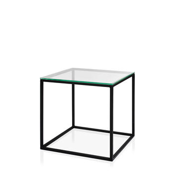 Журнальный стол Cube Glass черного цвета-1 Журнальный стол Cube Glass черного цвета